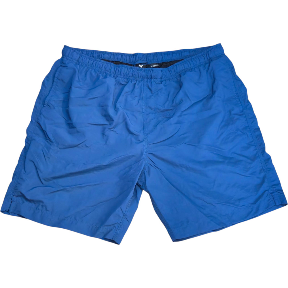 White Sierra Men’s Swim Trunks XXL Blue 8" Inseam Mesh Lined Quick Dry Beach
